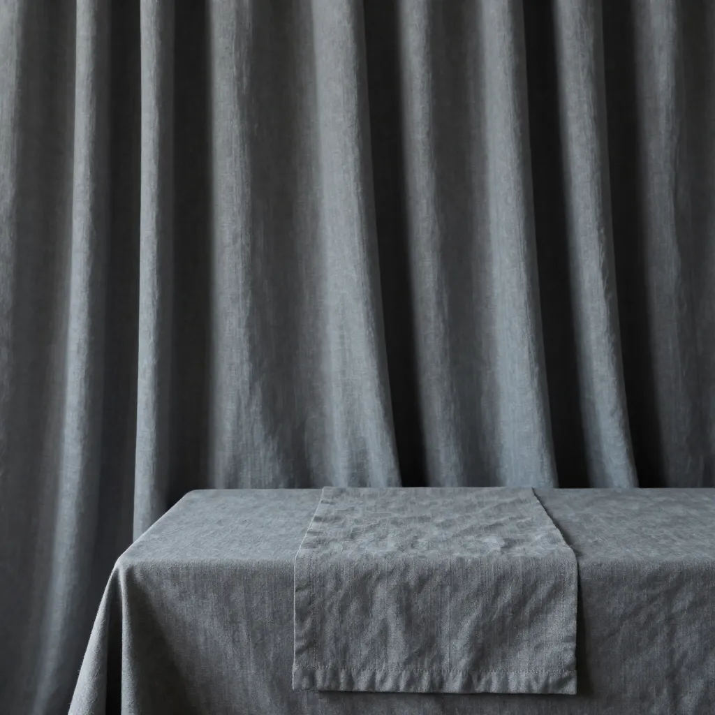 Natural linen fabric texture in natural light