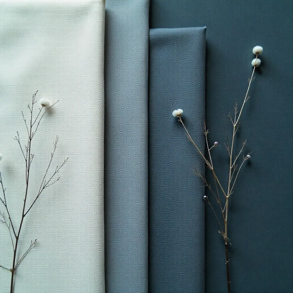 Premium stonewashed linen fabric