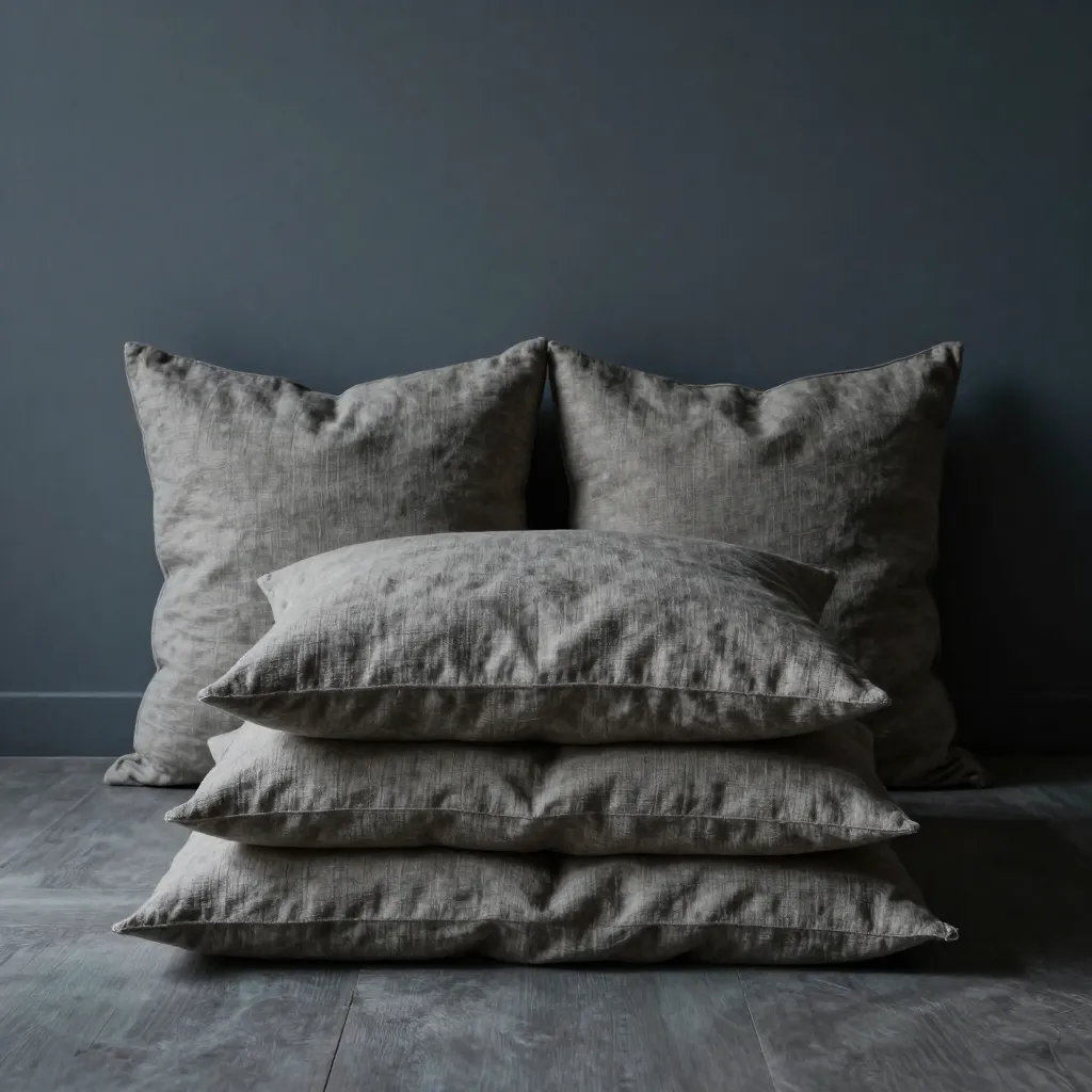 Flax plant field ready for harvest